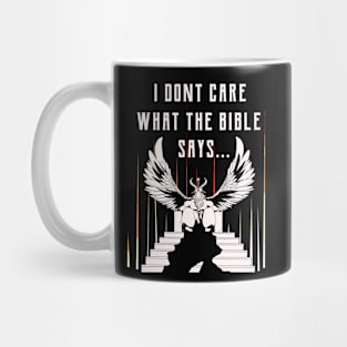 I Don't Care What The Bible Says Baphomet Mug